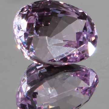 Lavender Sapphire faceted natural gemstone