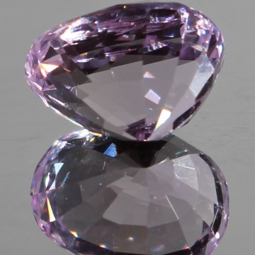 Lavender Sapphire faceted natural gemstone