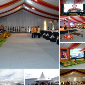 Tenda Event Groundbraeking  Ceremony / Peletakan Batu Pertama