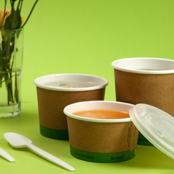 What are the functions of PLA coated paper soup containers