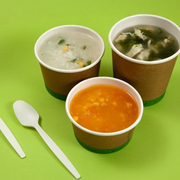 What are the functions of PLA coated paper soup containers