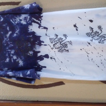 Handcrafted tie dyed  Tshirt