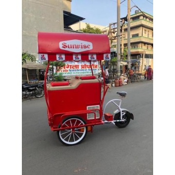 Ice Cream Tricycle with Powder Coated Paint