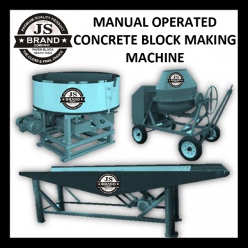 Manual Operated Concrete Block Making Machine