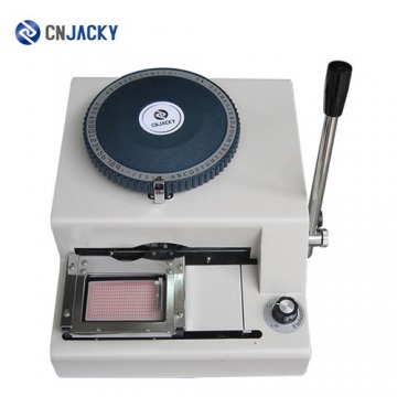 Manual Pvc Smart Card Embosser Machine