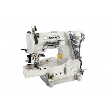 Semi Automatic Type Cylinder Bed Flatlock Sewing Machine