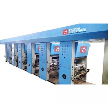 Six Color Rotogravure Printing Press Machine