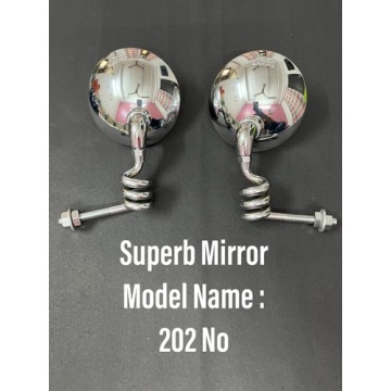 Stainless Steel Side View Mirror For Two Wheeler