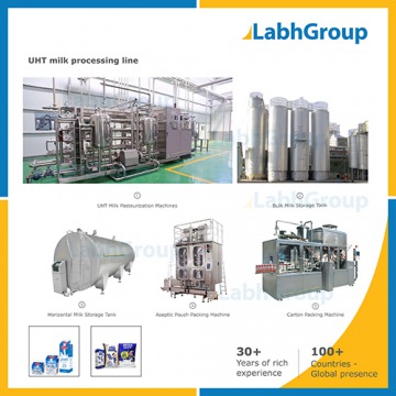 Uht Dairy Milk Making Machine - Processing Plant