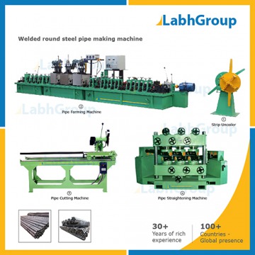 Welded Round Steel Pipe Making Machine